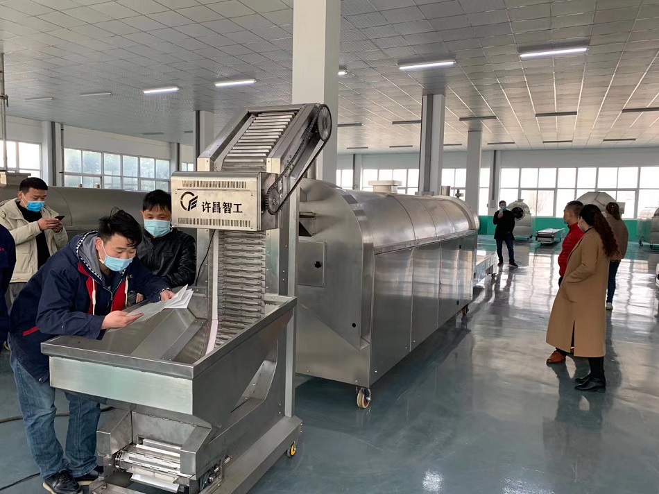 全自動流水線炒貨機(jī)